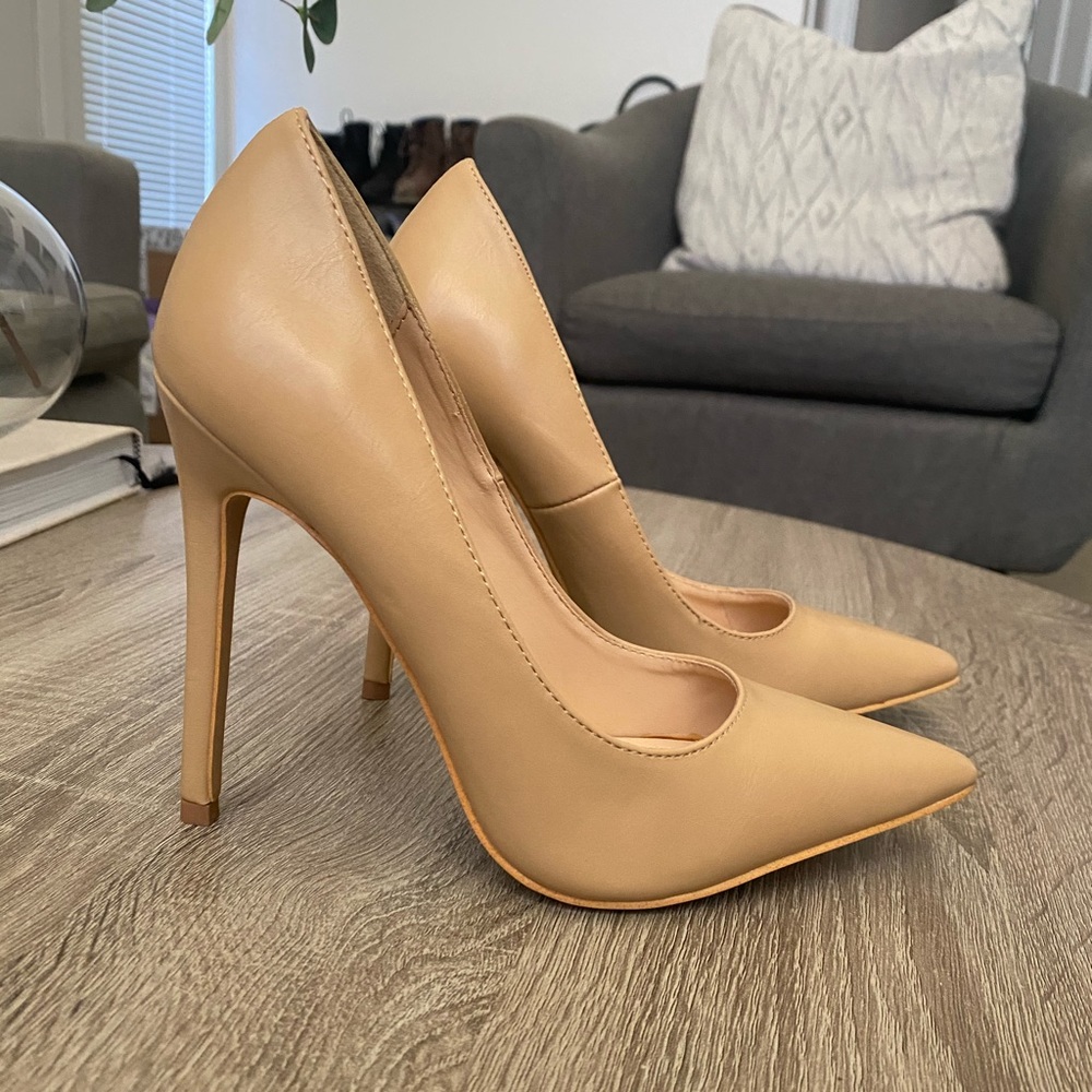 Nude Pump Heels